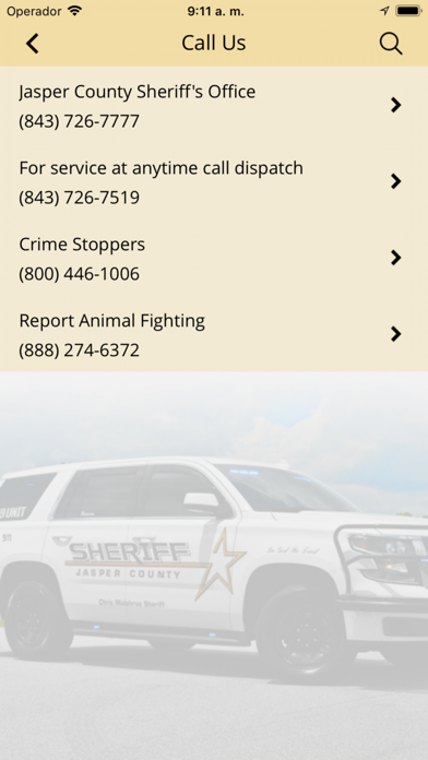 Screenshot 2 of Jasper County Sheriff’s Office App