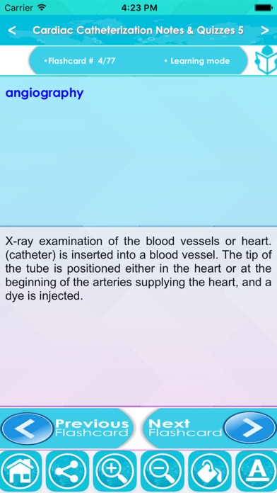Screenshot #2 pour Cardiac Cath Exam Review App