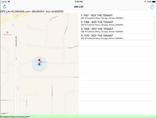 Process Server Mobile iPad screenshot 5 - Business app