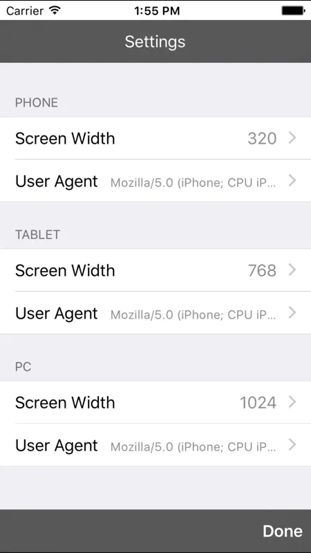 WideBrowser screenshot 4 of 4