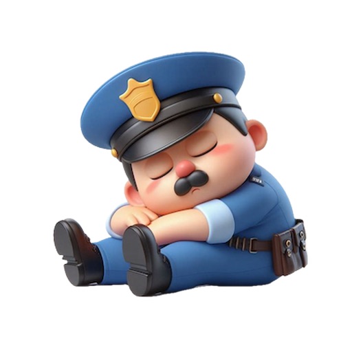 Sleeping Policeman Stickers