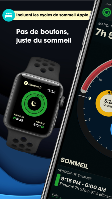 Screenshot #2 pour AutoSleep - Tracker de sommeil