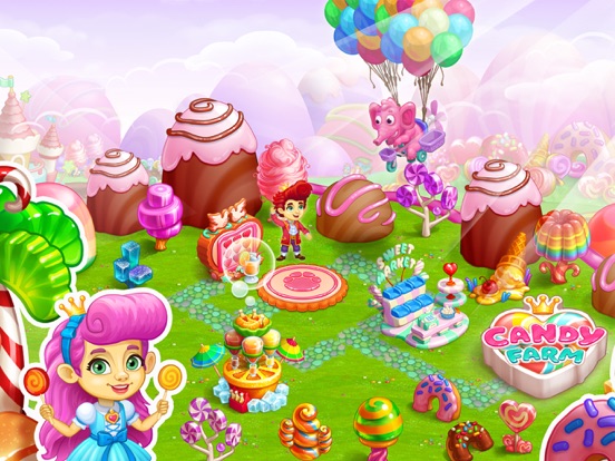 Farm Town: Candy Village Story iPad screenshot