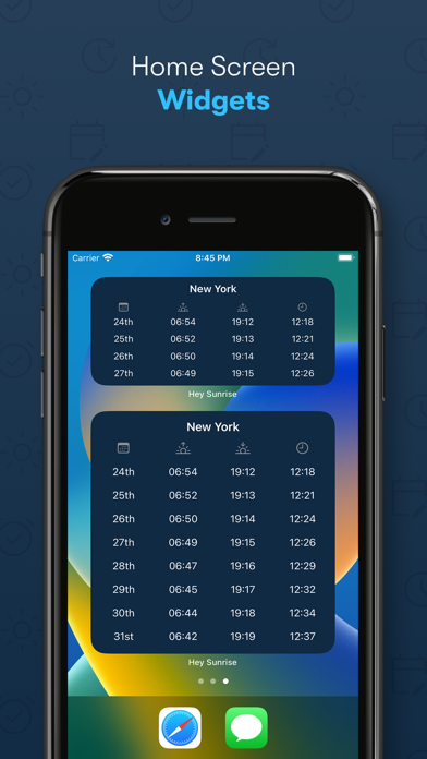 Sunrise Sunset: Times & Alerts Screenshot