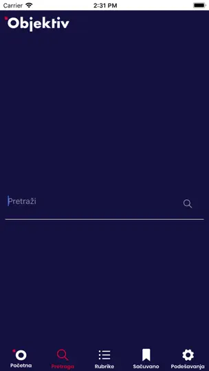 Captura de pantalla de Objektiv en iPhone 7