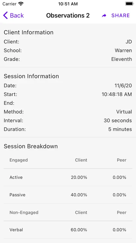 Behavior Observation: BOSS screenshot 6 of 7