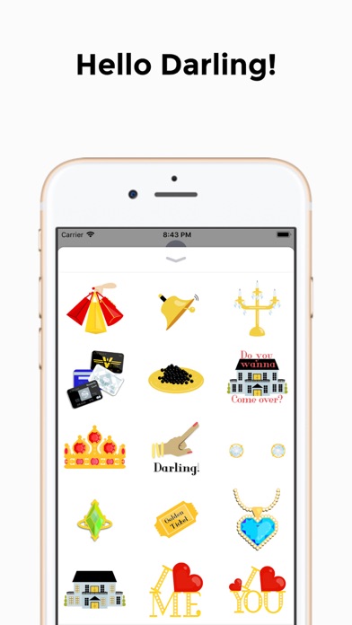 FancyMoji iPhone screenshot 1 - Stickers app