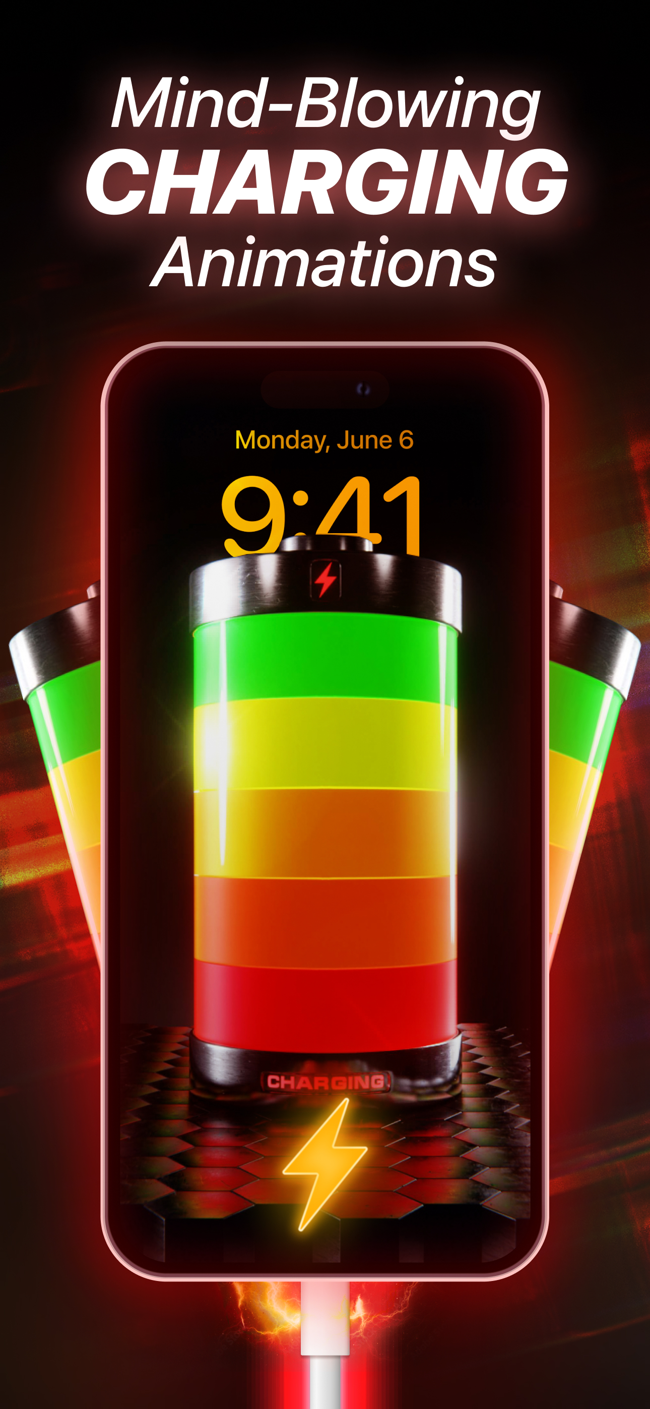 Battery Charging Animation・Up