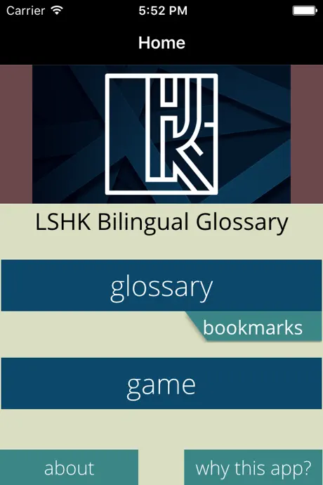 LSHK Bilingual Glossary