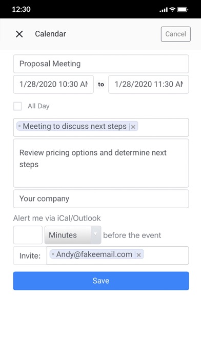Mothernode CRM iPhone screenshot 8 - Business app