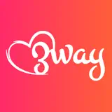 3way: Appli de rencontre - Icône de l’app