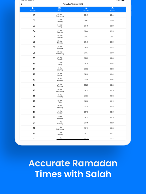 Athan Times: Qibla, Quran iPad app afbeelding 5