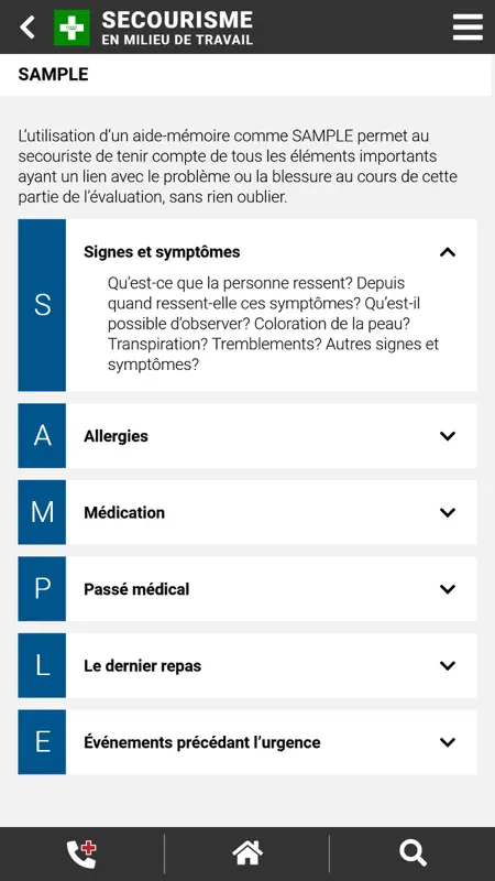 Secourisme - Milieu de travail screenshot 5 of 5