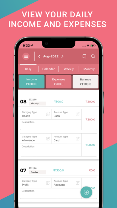 Wallet: Income Expense Tracker Screenshot