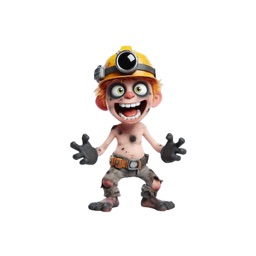 Goofy Miner Stickers