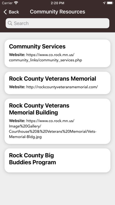 Rock County Sheriff's Office Screenshot