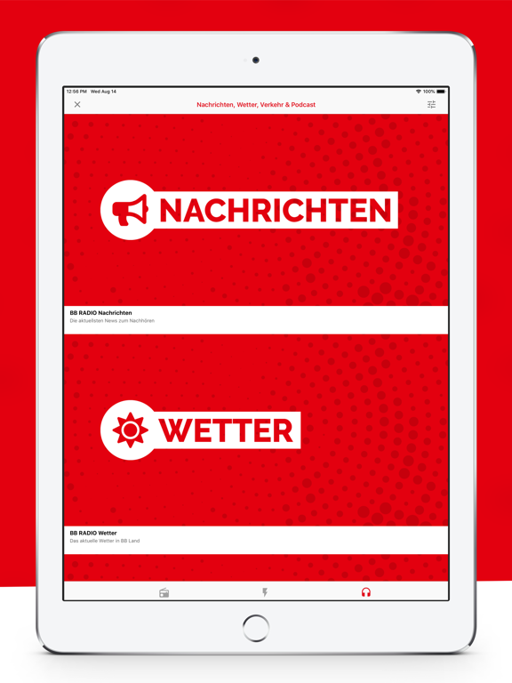 BB RADIO iPad screenshot 4 - Music app