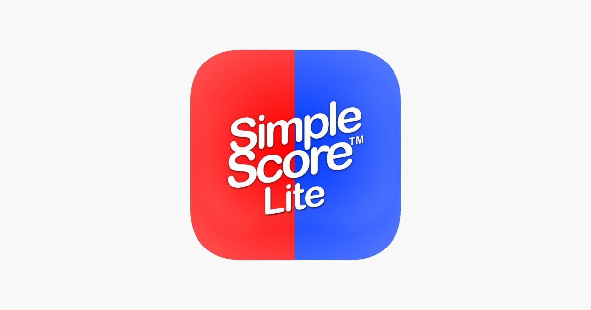App Store Simple Score Lite app-store-simple-score-lite