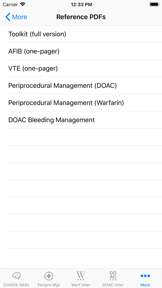 MAQI2 Anticoagulation Toolkit screenshot