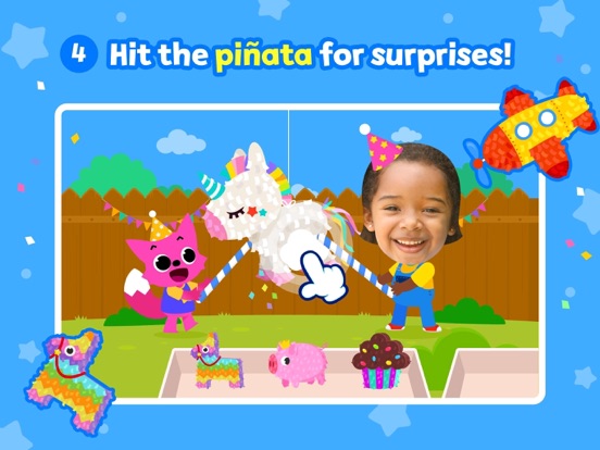 Pinkfong Birthday Party iPad screenshot 5 - Education app