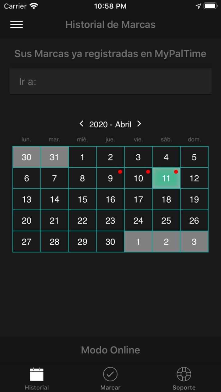 iPhone screenshot
