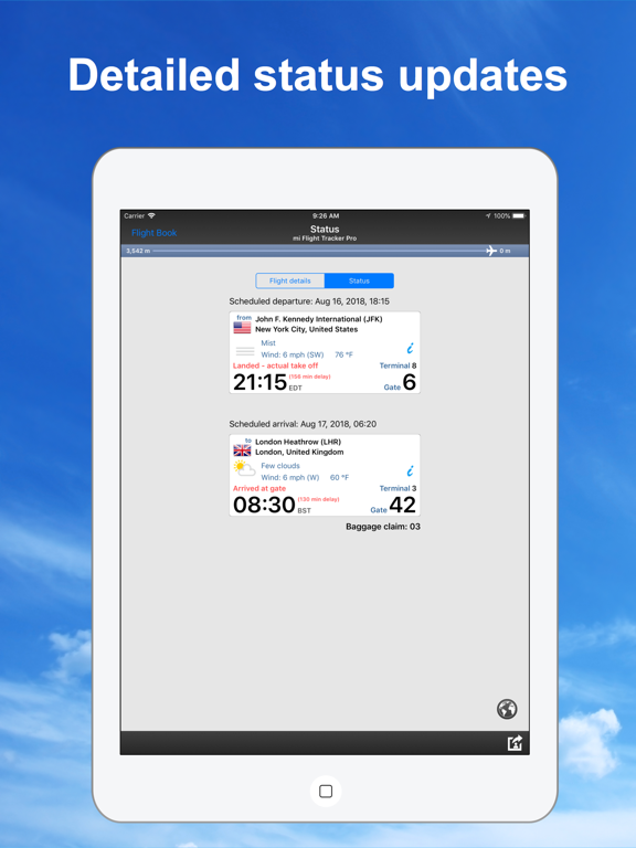 Screenshot #4 pour Flight Tracker | Suivre un vol