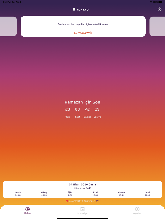 Screenshot #4 pour AKINSOFT İmsakiye
