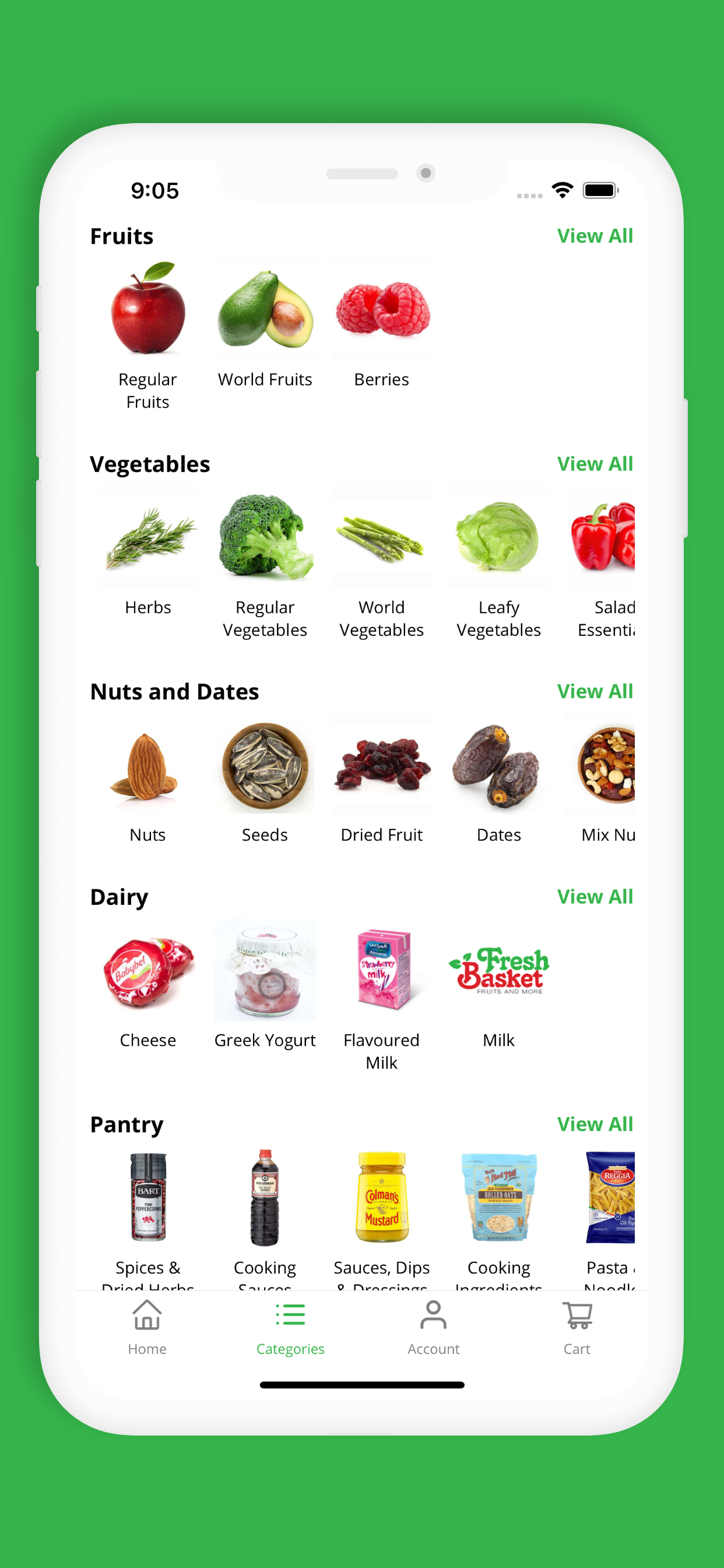 Fresh Basket - Online Grocery
