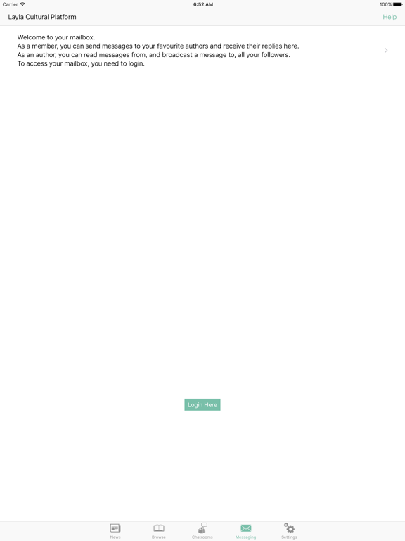 Layla Cultural Platform iPad screenshot 5 - Book app