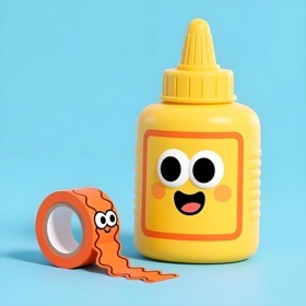 Glue And Tape Fun Game