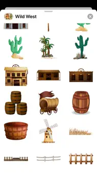Wild West Stickers - Cowboys iphone bilder 3