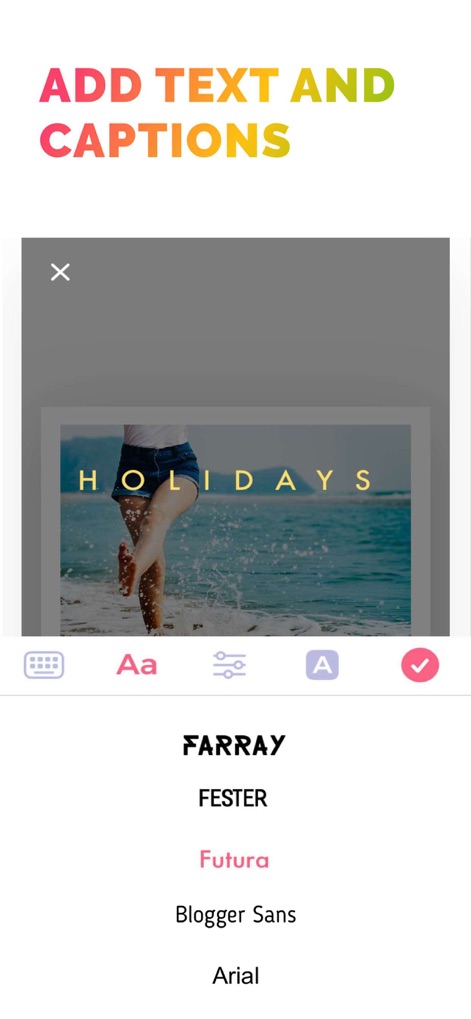 Photo Collage Maker PicJointer - Personalized Text & Fonts