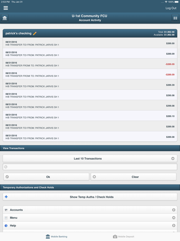 Screenshot #6 pour U-1st Community FCU