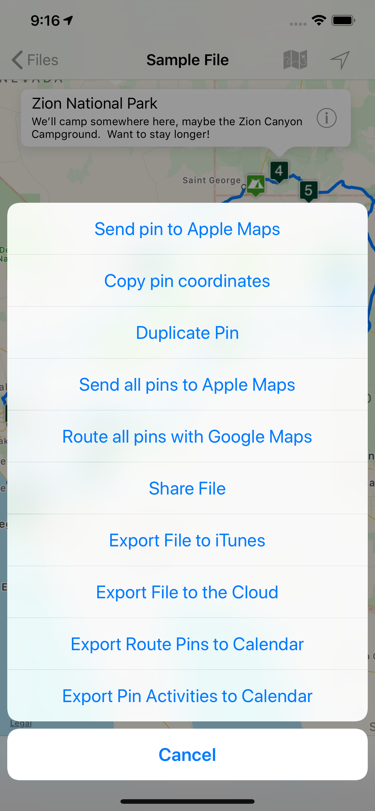 Road Trip Planner™ screenshot 9