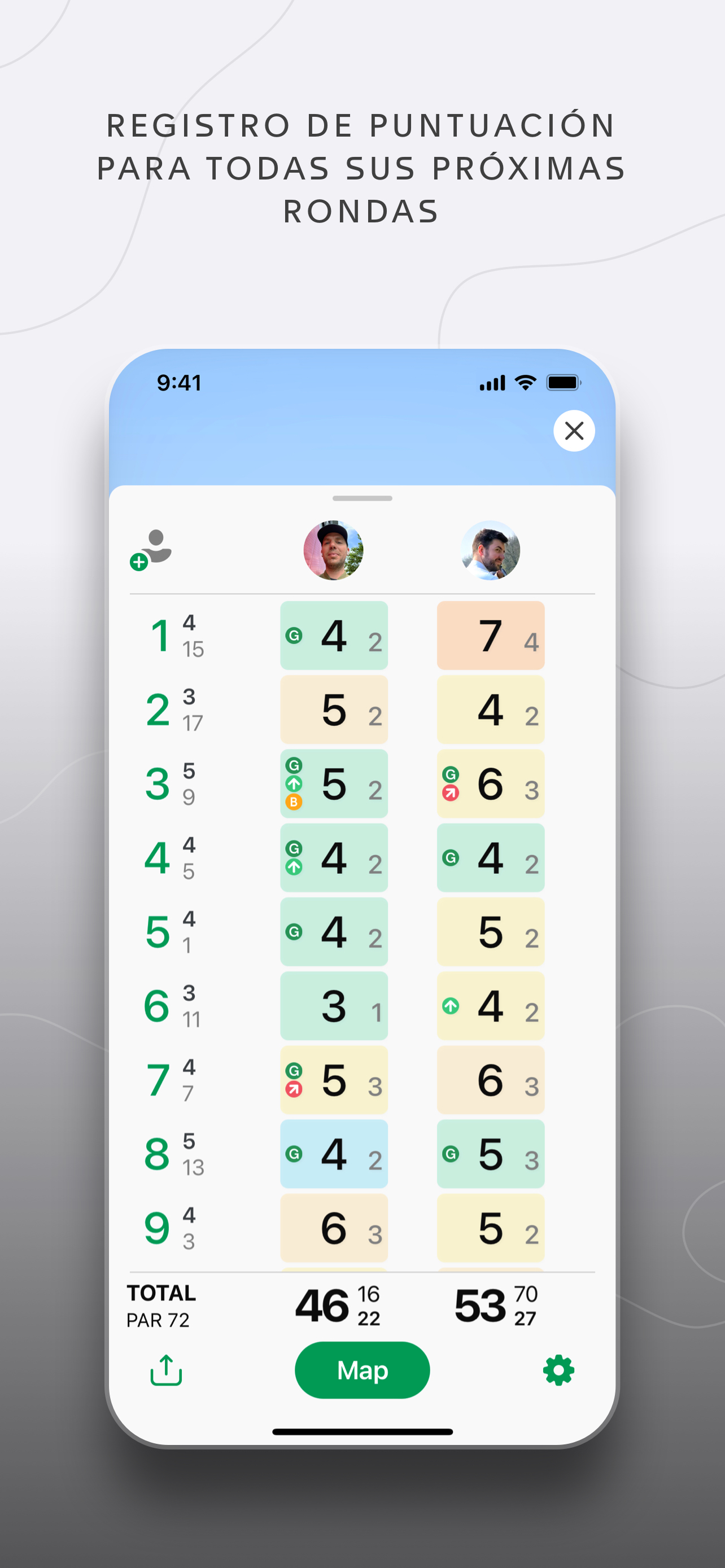 TAG Heuer Golf: GPS & mapas 3D