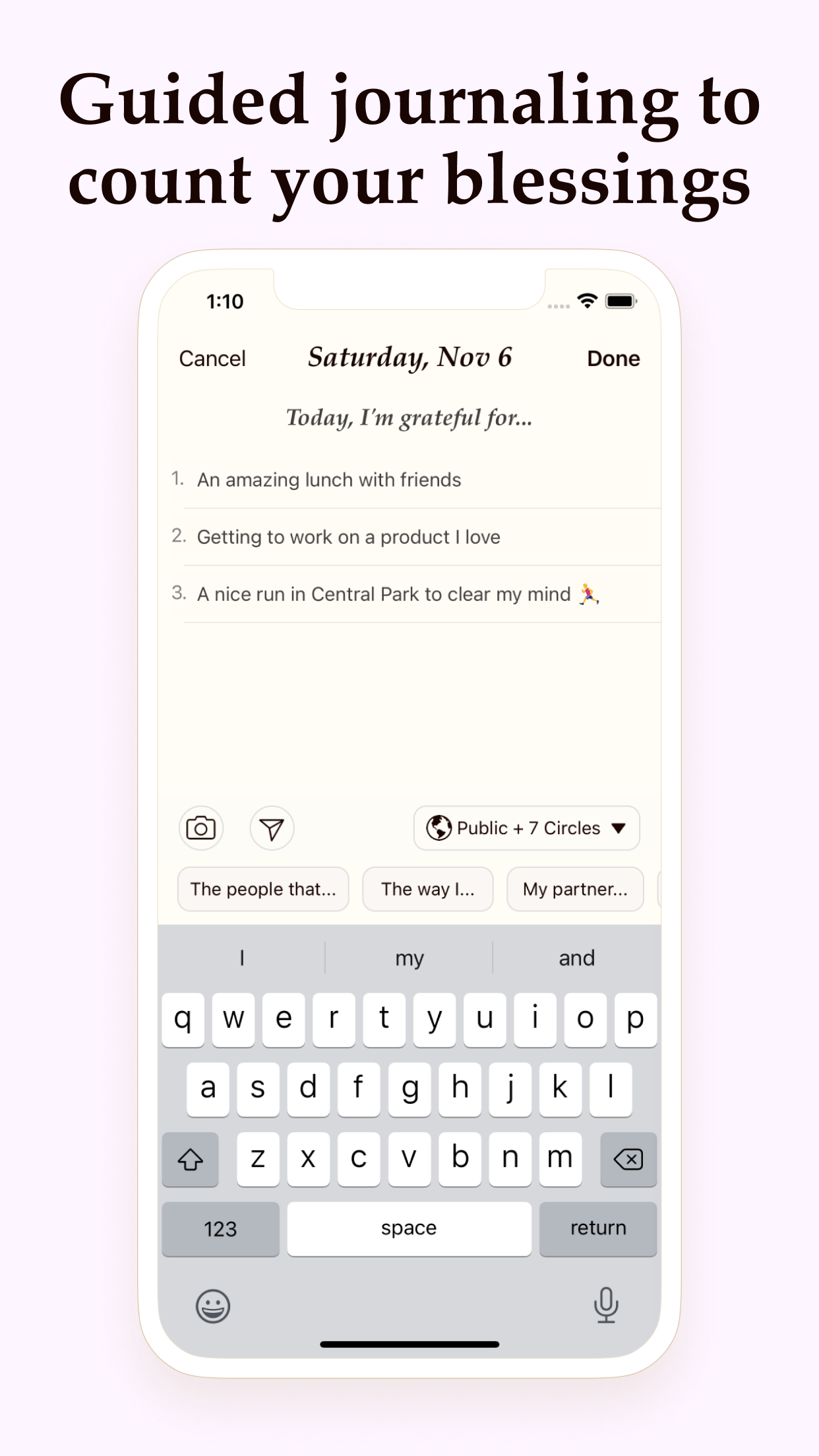 Gratitude Plus – Journal screenshot 3