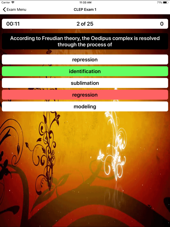 CLEP Psychology Prep 2025-2026 iPad screenshot