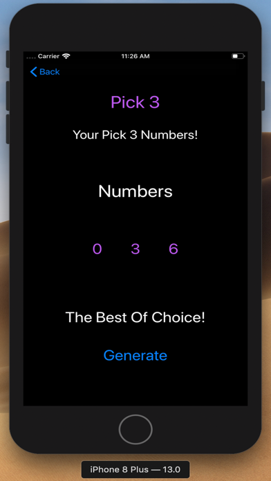 Screenshot #2 pour Random Lucky Numbers