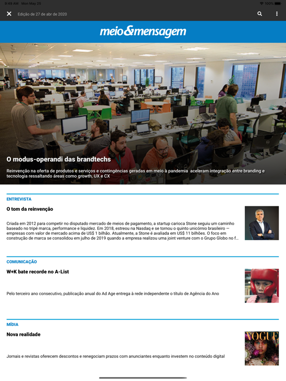Meio&Mensagem iPad screenshot 4