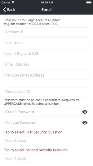 Town of Cheektowaga FCU screenshot 2