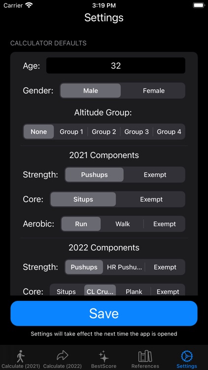 USAF PFA & USSF HPA Calculator screenshot-4