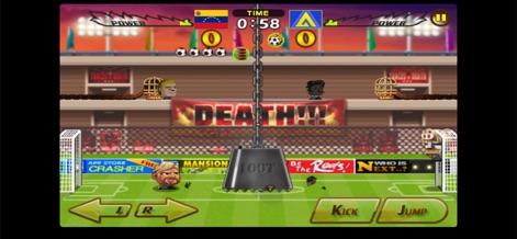 Head Soccer - Experience the thrilling "Death Mode" where dynamic arena hazards, such as the massive "100-ton wrecking ball," add an unpredictable challenge to every match.