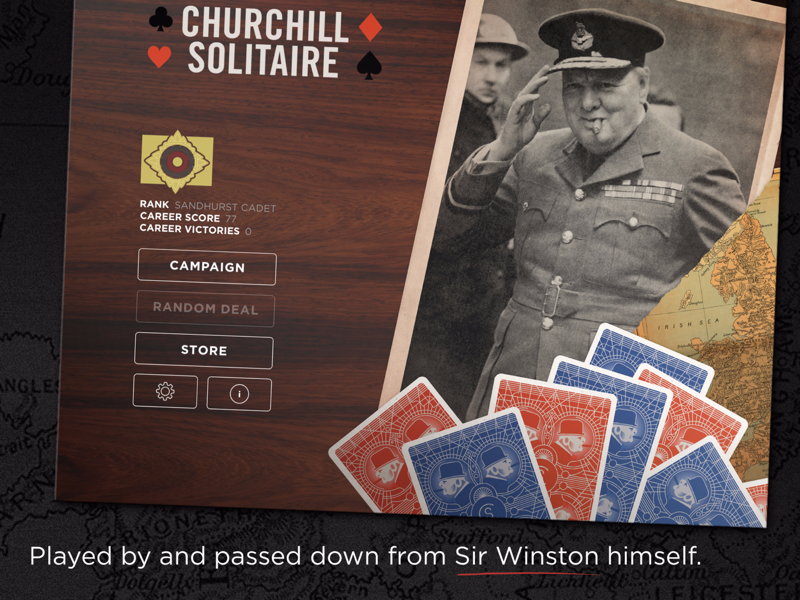 Churchill Solitaire official gameplay screenshot 3