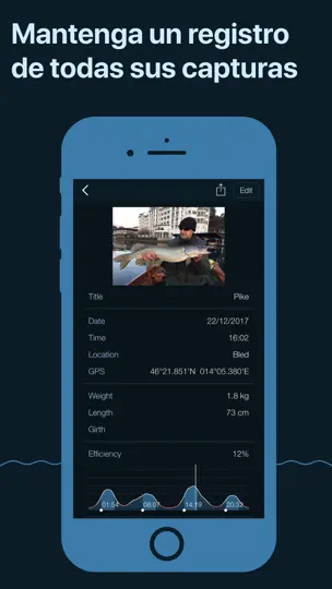 Captura de pantalla de Fishing Calendar, Fish Finder en iPhone 4