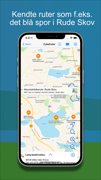 Cykelruter i Danmark Screenshot