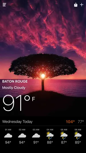E Weather screenshot 1