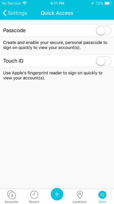Infinity Bank for Personal Screenshot