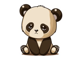 Sad Panda Stickers