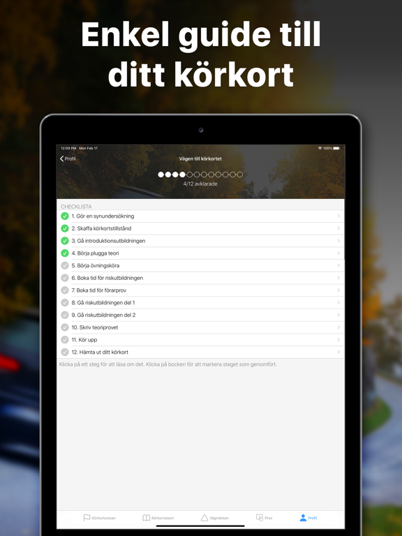 iKörkort App Store preview screenshot 20