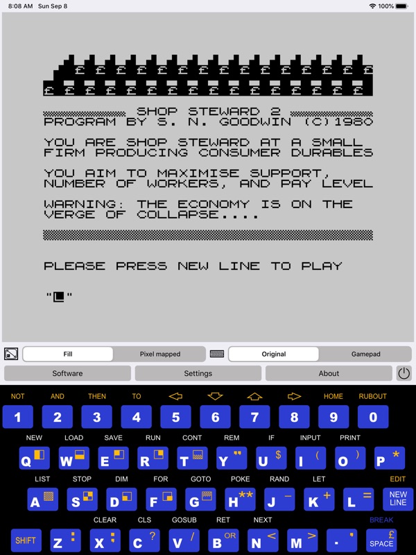 ZX81 screenshot 8